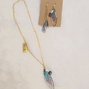 Dragon fly jewelry set